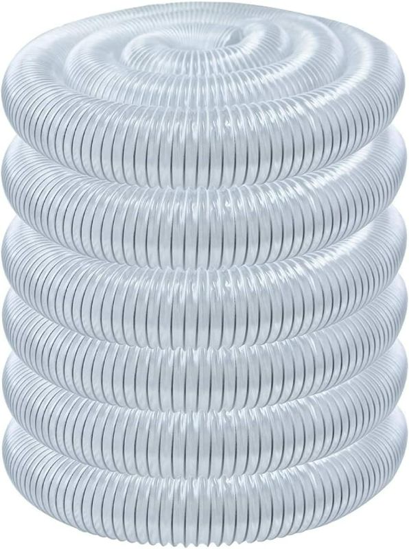 Photo 1 of POWERTEC 70240 2-1/2" x 50' PVC Dust Collection Hose for Dust Collector for Woodworking and Shop Vacuum, 2-1/2 Inch Dust Collector Hose for Dust Collection Fittings

