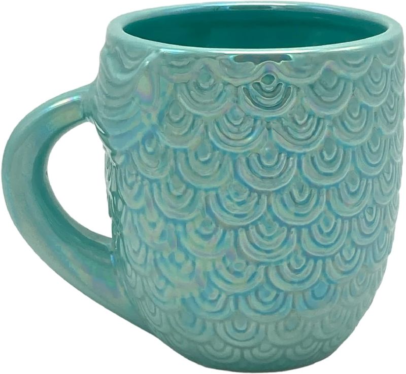 Photo 1 of 3 Pack Retail Iridescent Mermaid Ceramic Mug - 24 oz - Cute Coffee Mug Gift for Anyone