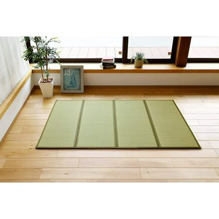 Photo 1 of MIINA Japanese Traditional Tatami Mattress Igusa (Rush Grass) Tatami Mat Floor Mattress Japanese Floor Mattress Japanese Futon 39 X 78 (Twin)
