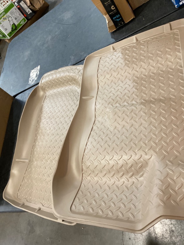 Photo 2 of Husky Liners Classic Style Series | Front Floor Liners - Tan | 35113 | Fits 1995-2004 Toyota Tacoma Access Cab/Standard Cab 2 Pcs Classic Style Front Floor Mats Tan 