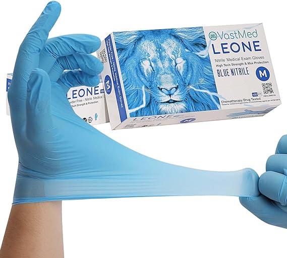Photo 1 of VASTMED 200PCs Small Dental/Medical Leone Nitrile Gloves Medical Grade 4.0g Full Texture Latex-Free
