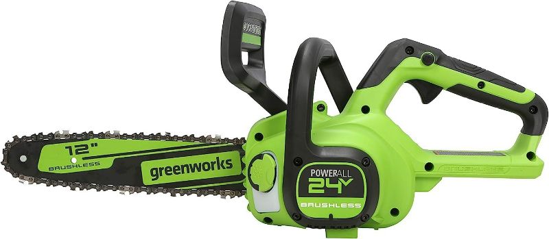 Photo 1 of Greenworks 24V 12 in. Brushless Chainsaw 
