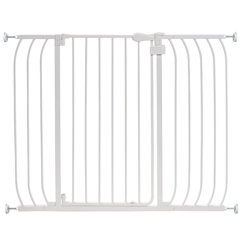 Photo 1 of Summer Multi-Use Extra Tall Walk-Thru Baby Gate, Metal, White Finish – 36” Tall, Fits Openings up to 29” to 48” Wide, Baby and Pet Gate for Doorways and Stairways 36 Inch (Pack of 1) Multi-Use Extra Tall