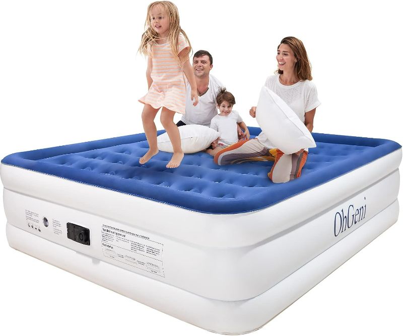 Photo 1 of OhGeni King Size Air Mattress with Built in Pump