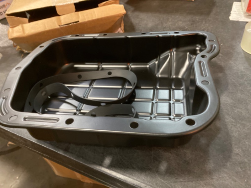 Photo 2 of BOXI Transmission Oil Pan with Gasket Compatible with Dodge Ram 1500 2500 3500 Durango Dakota B1500 B2500 B3500 (For 4-Speed Automatic Transmission 46RE / 47RE / 48RE) 52118780AD 265-827
