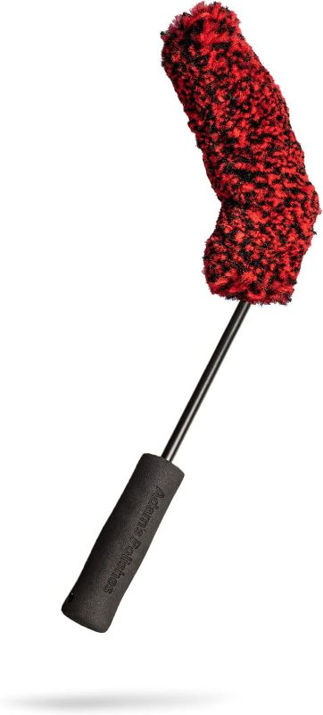 Photo 1 of Adam's Barrel Brush - Adjustable Wheel Cleaning Tool W/Soft Wool Fibers - Remove Brake Dust & Dirt Behind Your Rim Accessories - Wash & Restore Shine to Your Car Boat RV Bike Or Motorcycle (Large)
