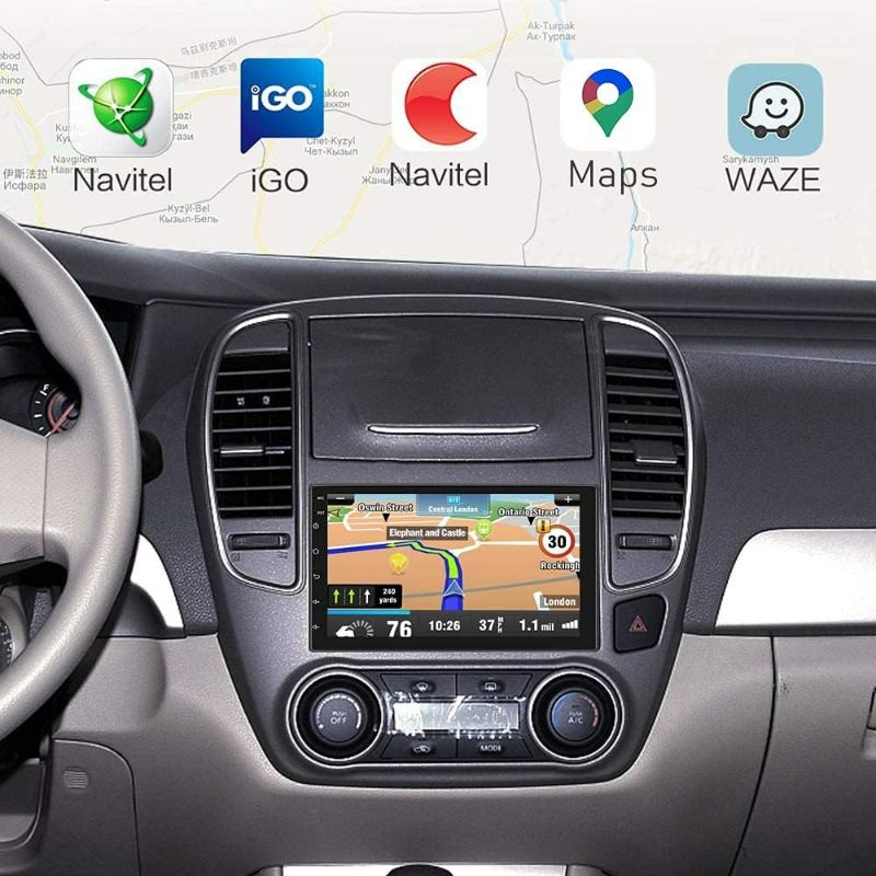 Photo 1 of 1G+32G Hikity Double Din Android Car Stereo 7 Inch Touch Screen Car Radio in Dash GPS Navigation Bluetooth FM Radio with Dual USB WiFi Mirror Link for iOS/Android Phones

