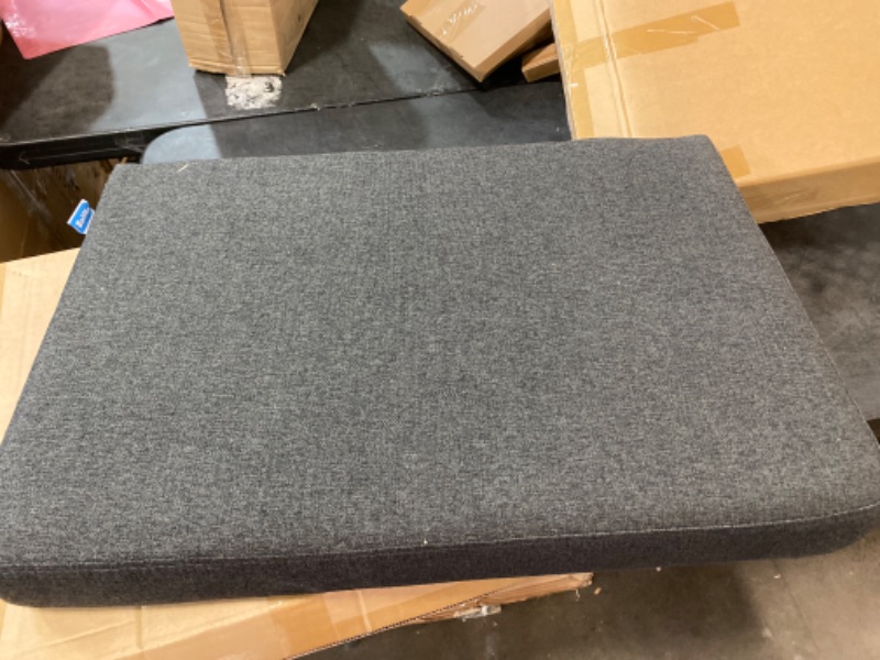 Photo 2 of Belffin Armrest Module for Modular Sectional Sofa Couch Side Armrest for Sectional Modular Sofa Fabric Dark Grey