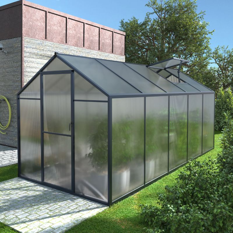 Photo 1 of PARTS ONLY, VEIKOUS 10' x 6' Walk-in Greenhouse for Patio w/ Aluminum Frame (PANNEL ONLY)