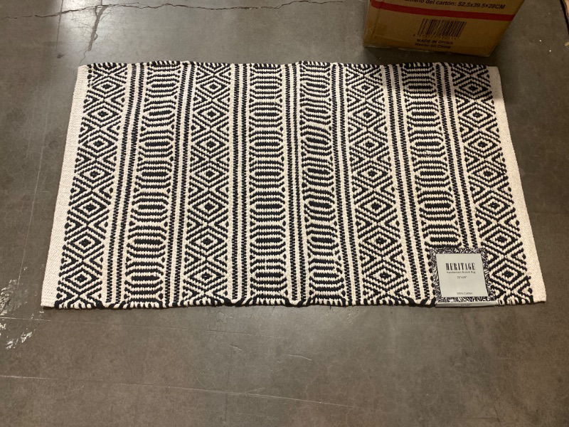 Photo 1 of Accent Rug (21x34") 100% Cotton NEW
