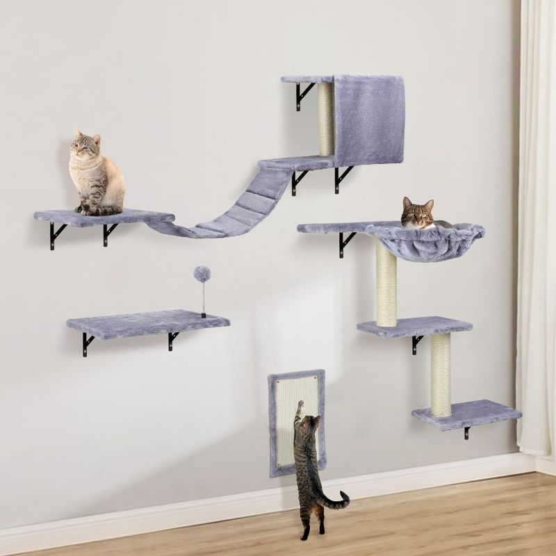 Photo 1 of Cat Wall Furniture,Wall-Mounted Cat Climber Set 
