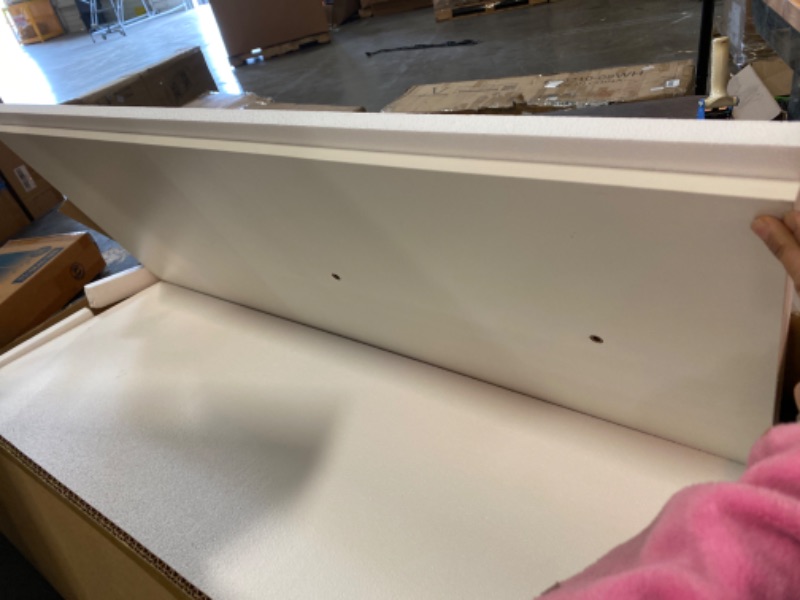 Photo 4 of PARTS ONLY, 16X41" WHITE Desk for L Shape Desk 