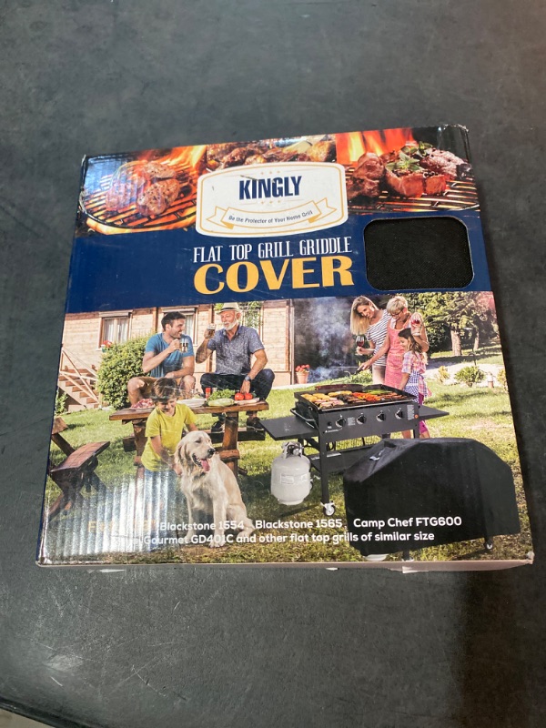 Photo 1 of Griddle Cover for Blackstone 36" Griddle,Rip-Proof Upgraded Material Flat Top Grill Cover,Waterproof UV and Fade Resistant Grill Cover with Velcro Straps for Camp Chef and More 4-Burner Griddle