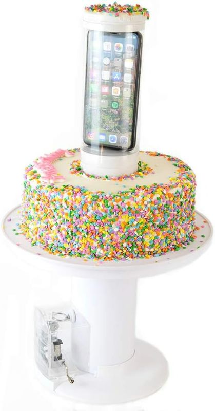 Photo 1 of Surprise Cake - Musical Popping Cake Stand - Pop Goes The Weasel Melody
