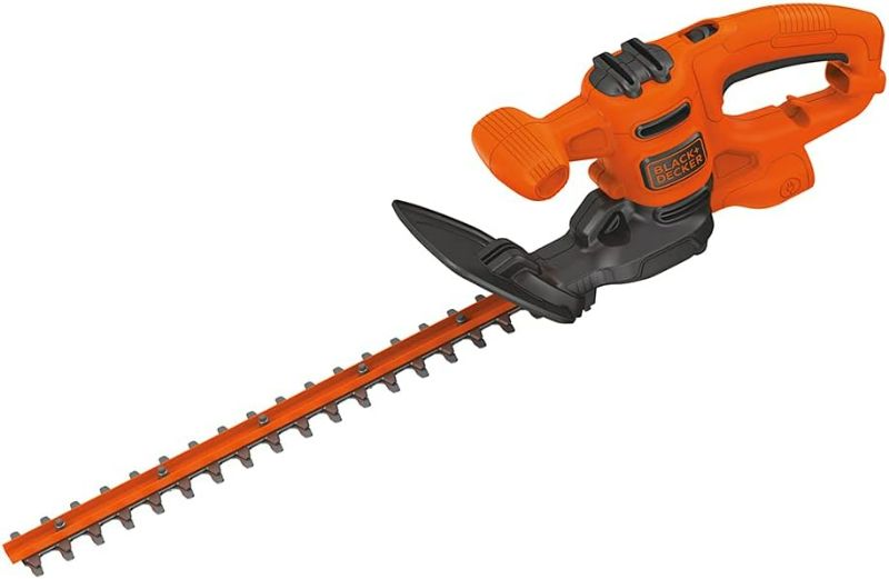 Photo 1 of BLACK+DECKER Hedge Trimmer with Easy-Fit All Purpose Glove (BEHT150 & BD505L)