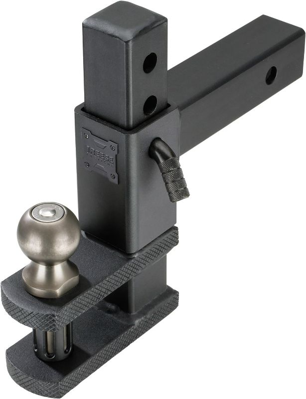 Photo 1 of Reese Towpower 7089444 Tactical Adjustable Ball Mount with Clevis , Black
