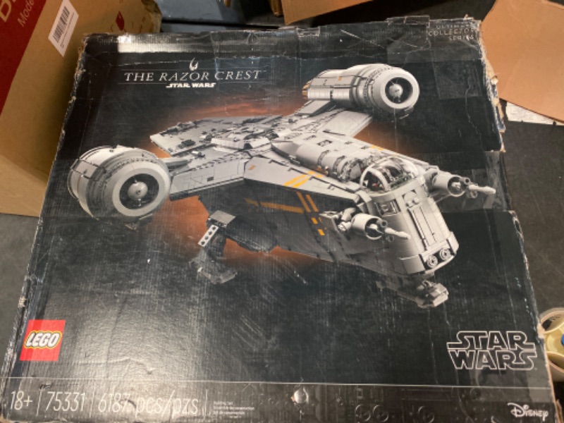 Photo 4 of LEGO Star Wars The Razor Crest 75331 UCS Set, Ultimate Collectors Series Starship Model Kit for Adults, Large Iconic The Mandalorian Memorabilia Collectable
