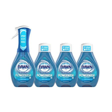 Photo 1 of Dawn Spray Dish Soap Fresh Scent 16 Ounce 4 Count

