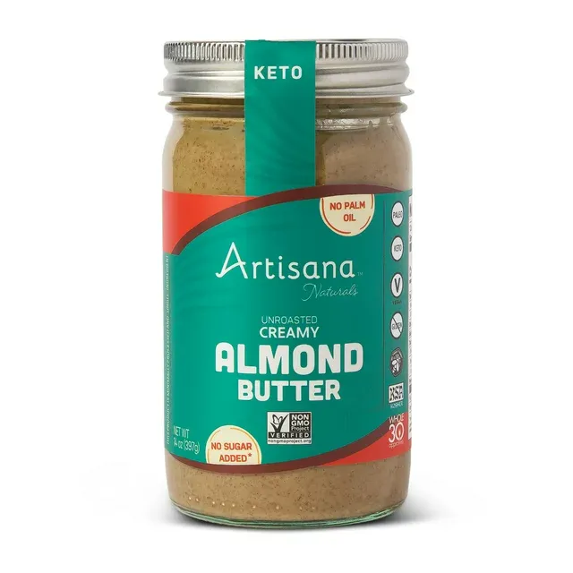 Photo 1 of Artisana Unroasted Creamy Almond Butter (14oz)
