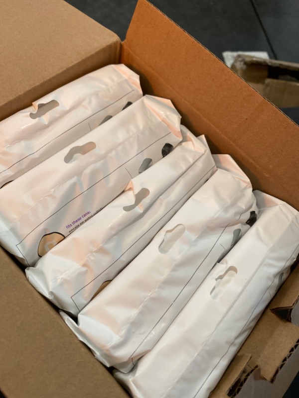 Photo 2 of simplehuman Code Q Custom Fit Drawstring Trash Bags in Dispenser Packs, 100 Count, 50-65 Liter / 13-17 Gallon, White