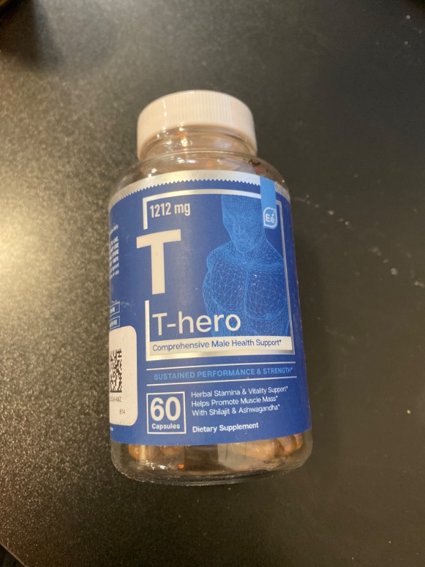 Photo 1 of Essential Elements Male Health Supplement | T-Hero 60 Vegan Capsules