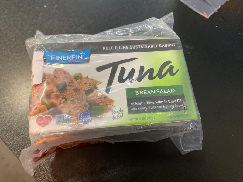 Photo 2 of 2 Pack FINERFIN: Tuna 3 Bean Salad, 4.4 oz