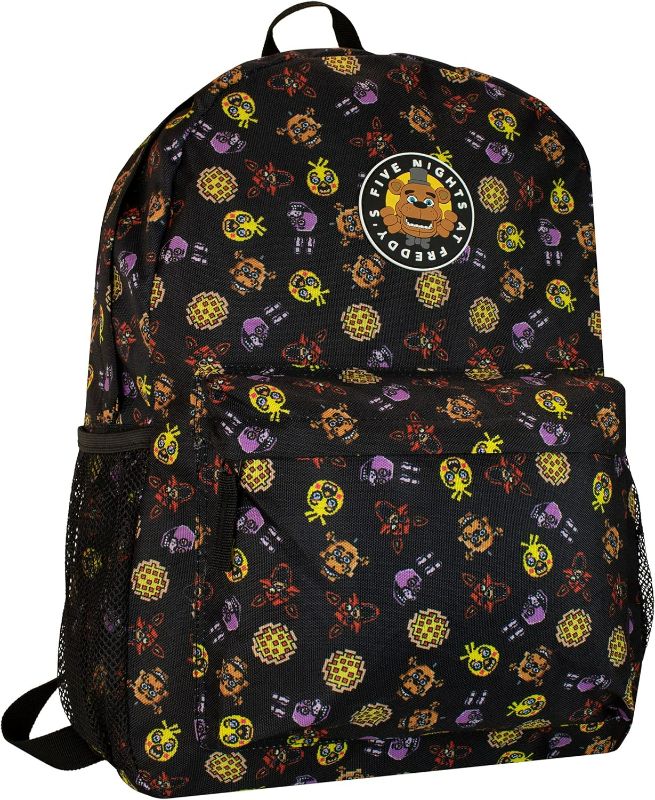 Photo 1 of Five Nights at Freddy's Back pack | Backpack for School | FNAF Kids' Backpacks | Black
