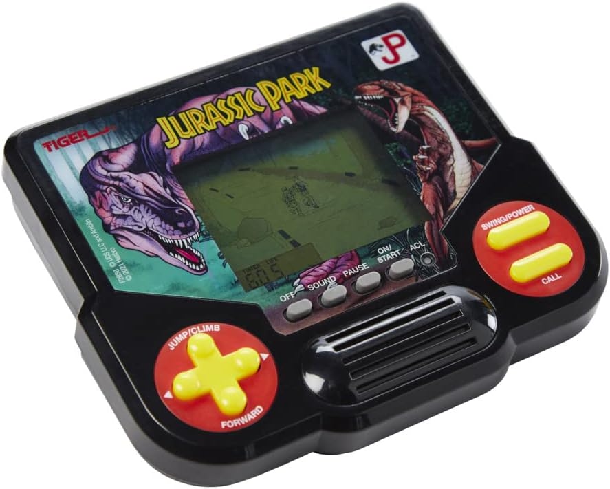 Photo 1 of Tiger Electronics Jurassic Park Electronic LCD Video Game, Retro-Inspired 1-Player Handheld Game, Ages 8 and Up
