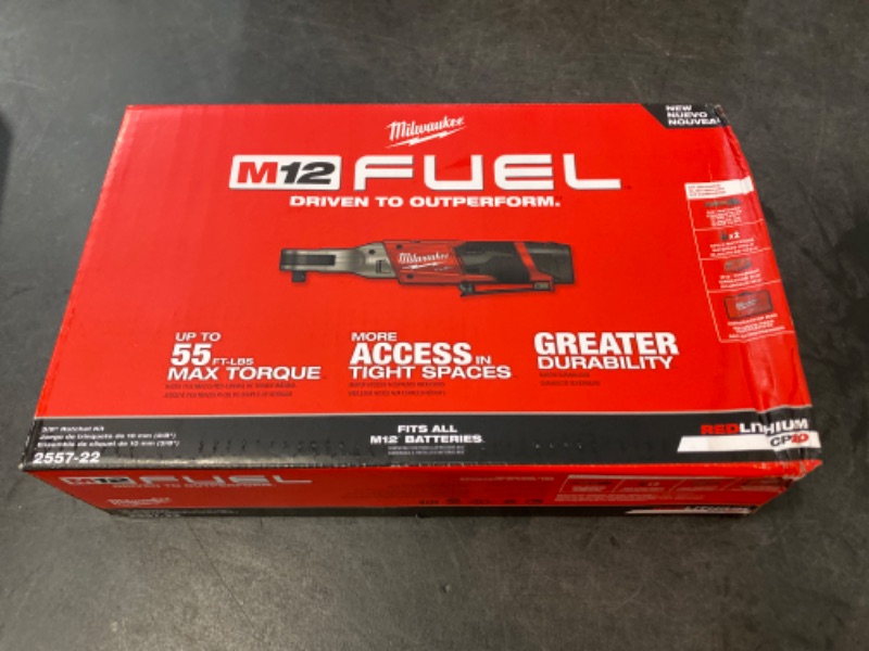 Photo 2 of M12 FUEL 3/8" RATCHET 2BAT (Sealed)