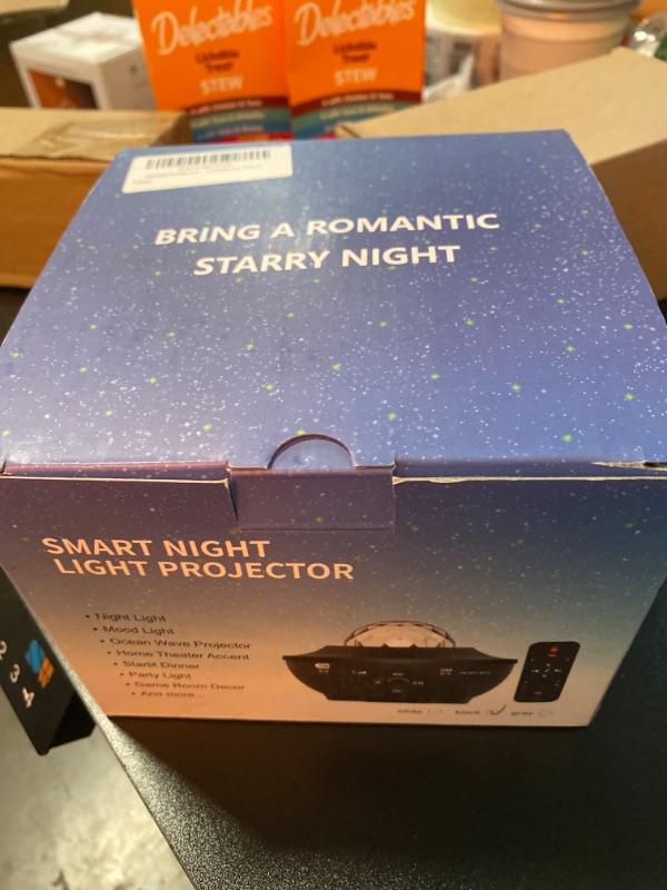 Photo 3 of Galaxy Projector Star Projector with Bluetooth/Music Speaker/Voice Control/Timer,Work with Alexa & Google Assistant,Starry Night Light Projector for Kids Adult Bedroom/Christmas Decoration/Ideal Gift
