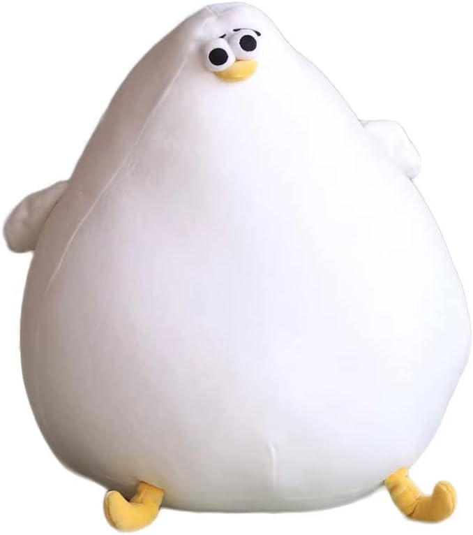 Photo 1 of  Seagull Plush Pillow Fat Chicken Stuffed Animal Plush Toy Birthday Xmas Gift for Kids