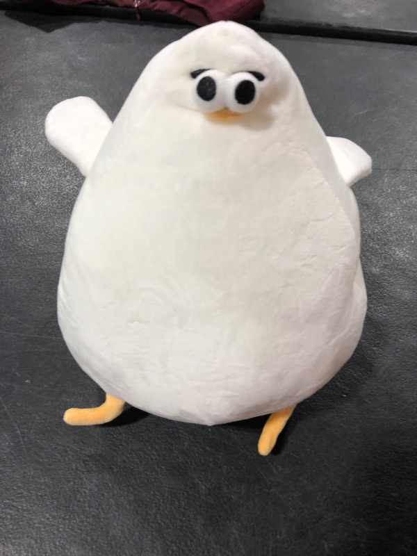 Photo 3 of  Seagull Plush Pillow Fat Chicken Stuffed Animal Plush Toy Birthday Xmas Gift for Kids