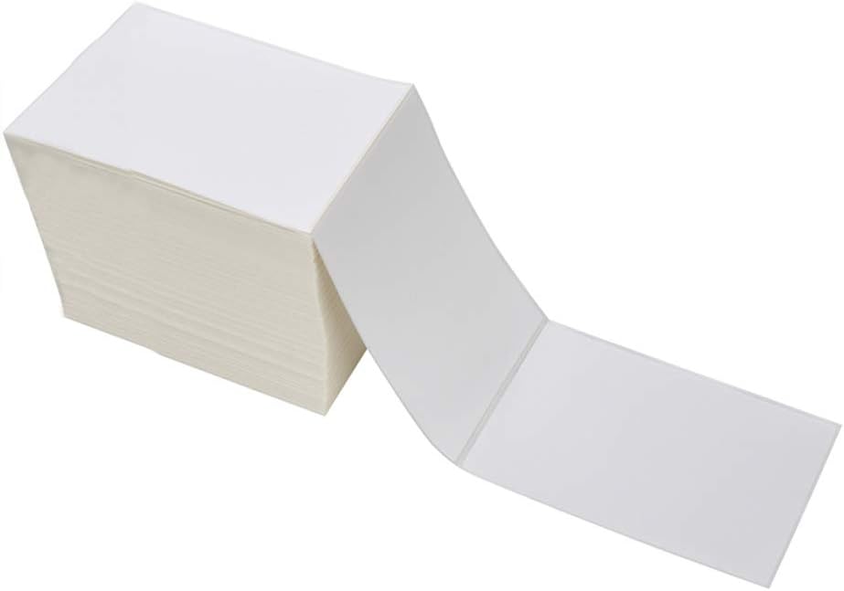 Photo 1 of 4 x 6 Direct Thermal Labels White Perforated Shipping Labels,1 Stack of 200 or More ?