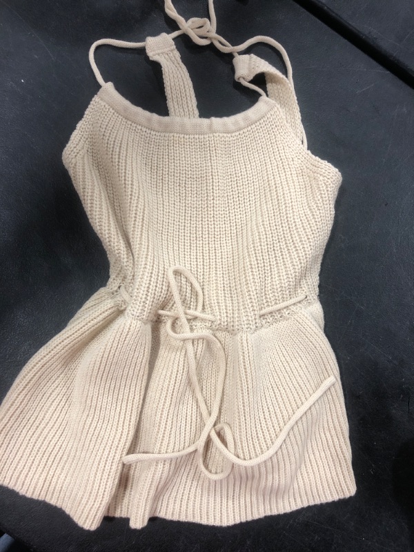 Photo 1 of (S) Womens Knitted Sleeveless Tank Top 
