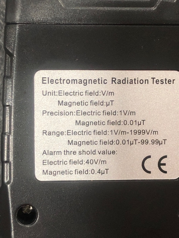 Photo 2 of ERICKHILL EMF Meter, Rechargeable Digital Electromagnetic Field Radiation Detector Hand-held Digital LCD EMF Detector, Great Tester for Home EMF Inspections, Office, Outdoor and Ghost Hunting