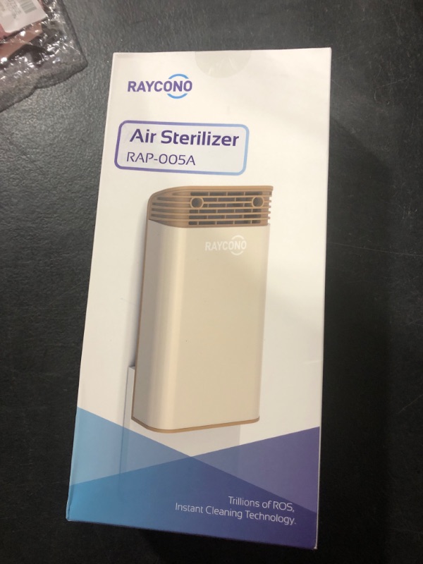 Photo 2 of Raycono Pluggable Small Air Purifier, Small Room Wall Air Sanitizer for Pets, Office, Kitchen, Ozone Free, Removal of Odors, Dust, Portable Mini Air Cleaner