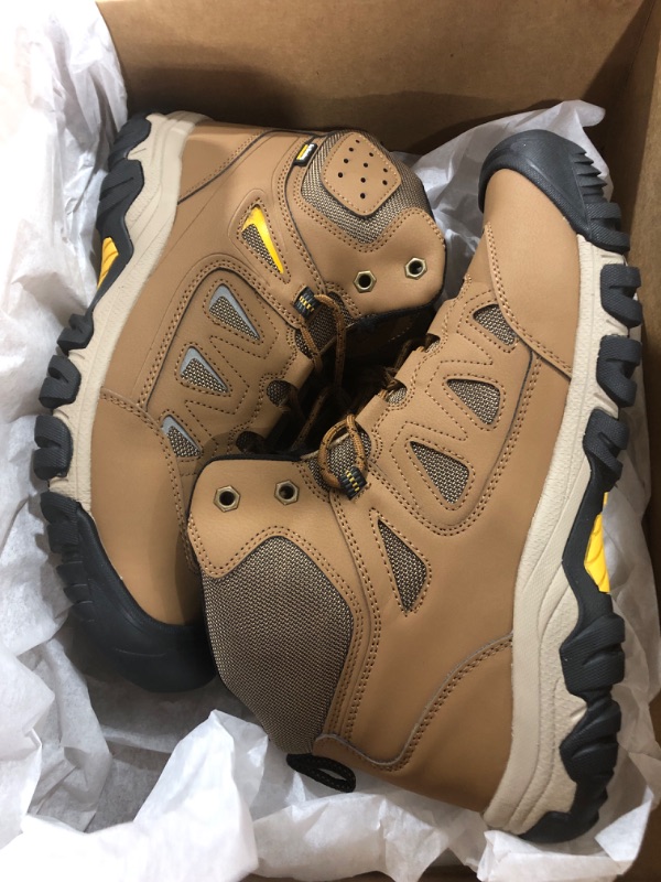 Photo 1 of AX BOXING Men's Winter Boots Hiking Boots Walking High Snow Fur Warm Non-Slip Outdoor Ankle Boots 9.5