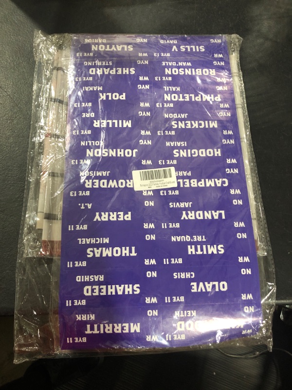 Photo 1 of Sumapner Fantasy Football Draft Board 2023-2024 Kit, 817 Player Labels, 6 FT x 4 FT Extra Large Board with 14 Teams 20 Rounds, Including 2023 Top Rookie, Premium Color Edition