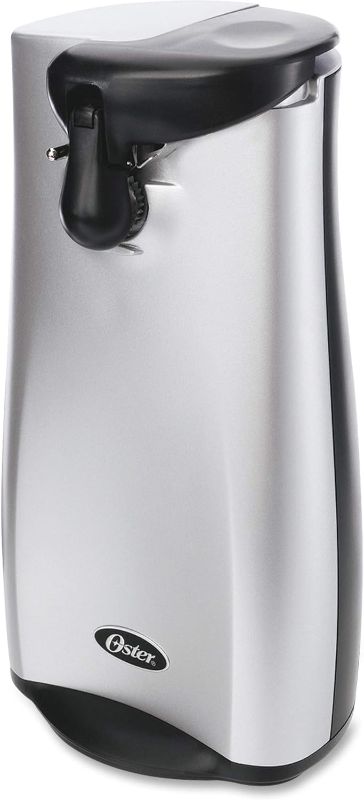 Photo 1 of Oster Electric Can Opener with Knife Sharpener, Stainless Steel & 2-Slice Toaster with Advanced Toast Technology, Stainless Steel Can Opener + Toaster