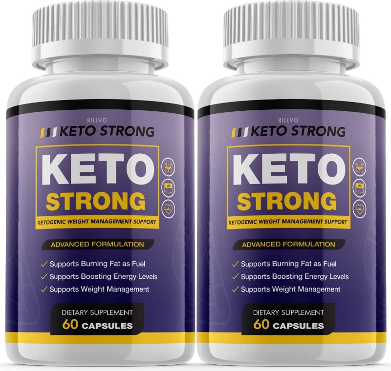 Photo 1 of (2 Pack) Keto Strong XP Advanced Formula Ketosis Pills (120 Capsules) EXP 05/2025
