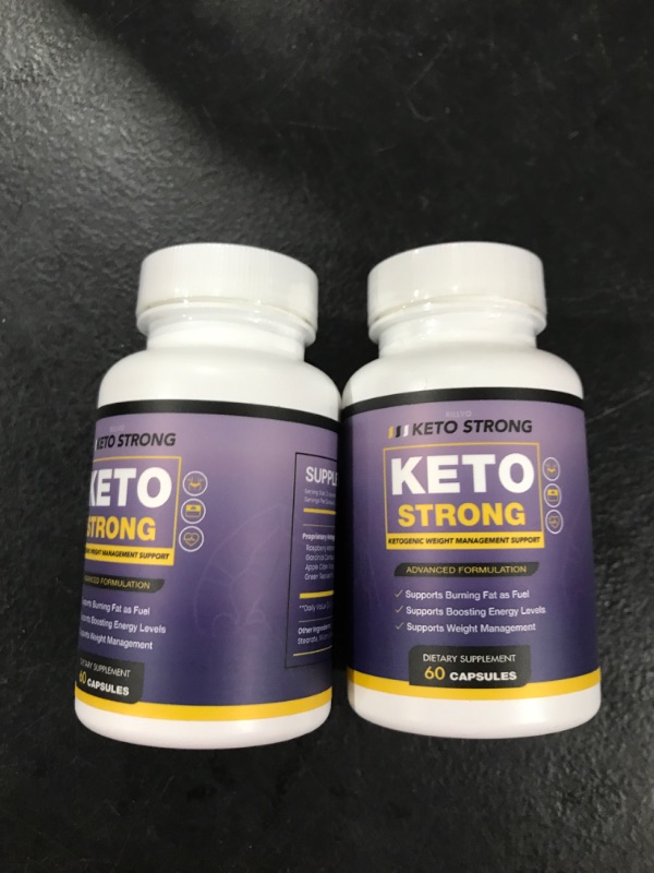 Photo 2 of (2 Pack) Keto Strong XP Advanced Formula Ketosis Pills (120 Capsules) EXP 05/2025
