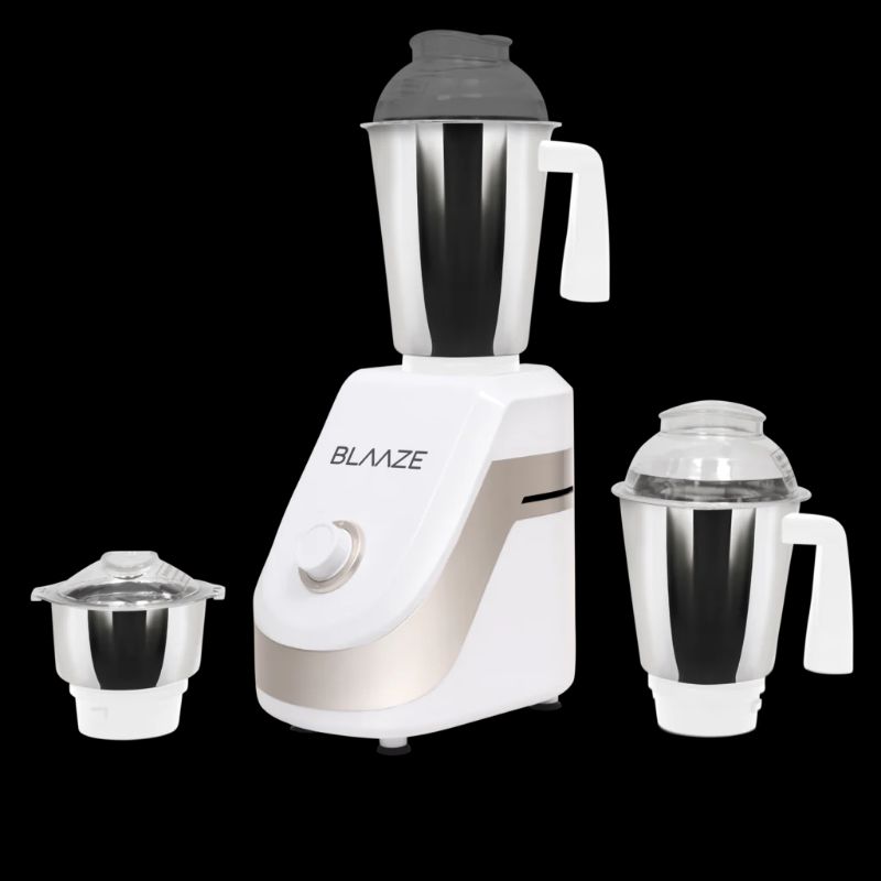 Photo 1 of BLAAZE 800W Mixer Grinder BLZ-8003 WHITE - SILVER
