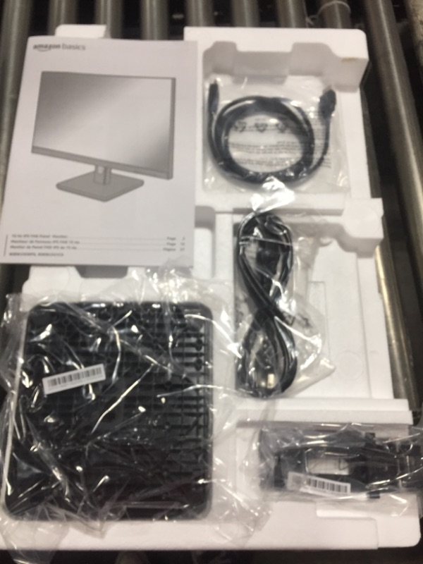 Photo 1 of Amazon Basics 24 Inch Monitor Powered with AOC Technology, FHD 1080P, 75hz, VESA Compatible, Built-in Speakers, Black 24-Inch