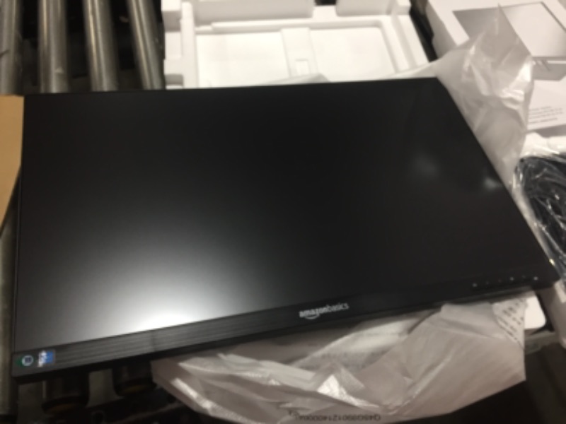 Photo 1 of Amazon Basics 24 Inch Monitor Powered with AOC Technology, FHD 1080P, 75hz, VESA Compatible, Built-in Speakers, Black 24-Inch