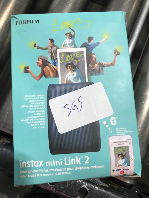 Photo 2 of Fujifilm Instax Mini Link Smartphone Printer - Dark Denim
