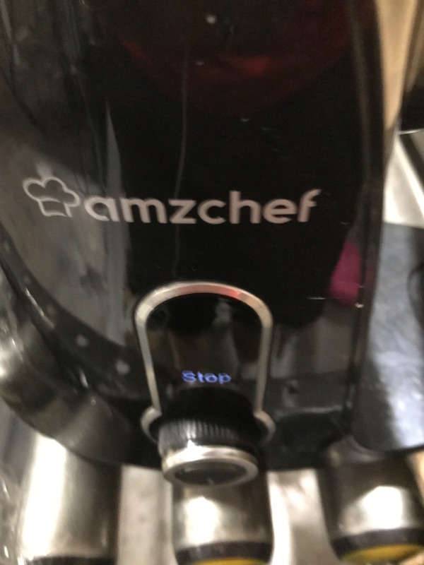 Photo 2 of 
Juicer Machines,AMZCHEF Slow Masticating Juicer Extractor, Cold Press Juicer with Two Speed Modes, Travel bottle(500ML),LED display,