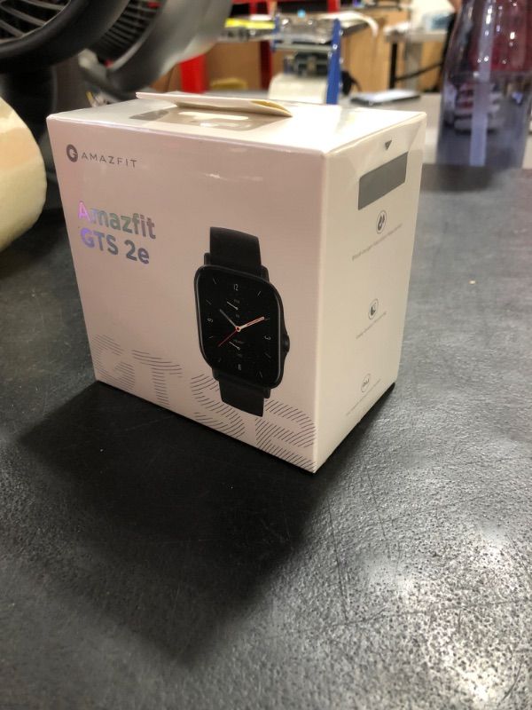 Photo 2 of Amazfit GTS 2E Smartwatch, Obsidian Black-FACTORY SEALED