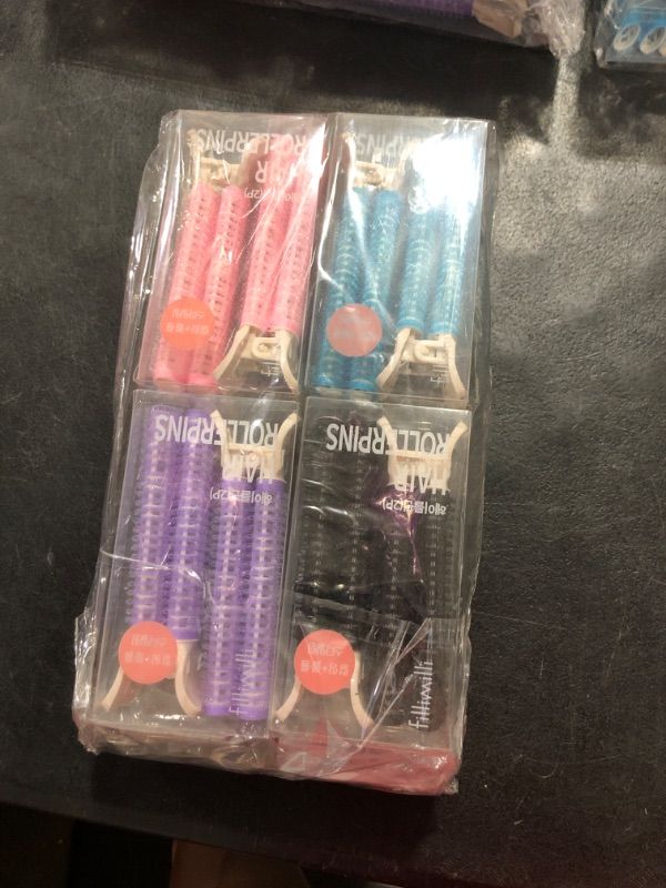Photo 1 of 16 Pcs Volumizing Hair Roller Clips,hair volume clip, Hair Root Volume Hair Clips for Women, Volume Hair Clips, Instant Hair Volumizing Clips for Women, Root Clips for Hair Volume 16 Pcs Black Blue Pink Purple