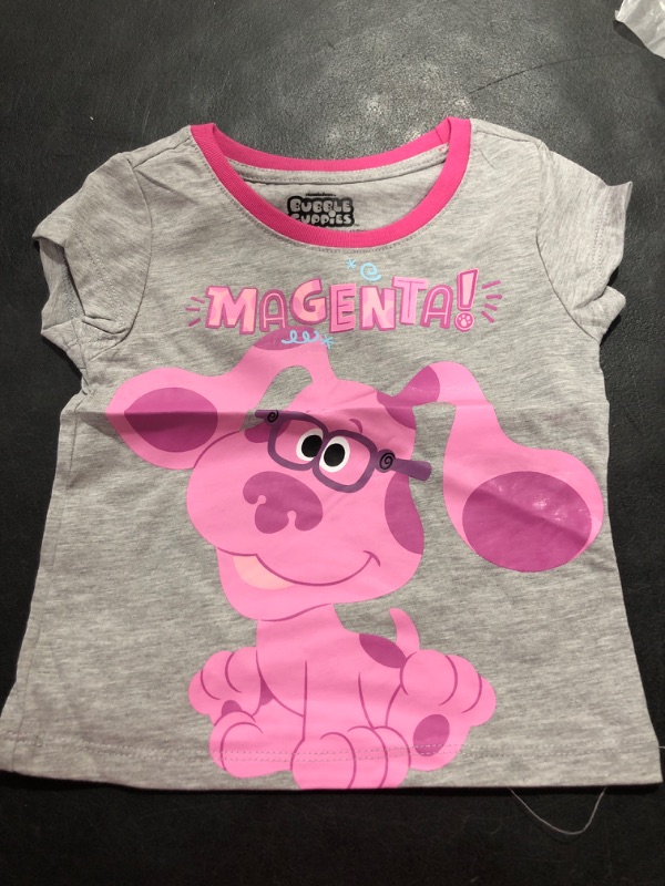 Photo 1 of Blue's Clues and You Girls' Toddler Short Sleeve T-Shirt 3T Heather Grey