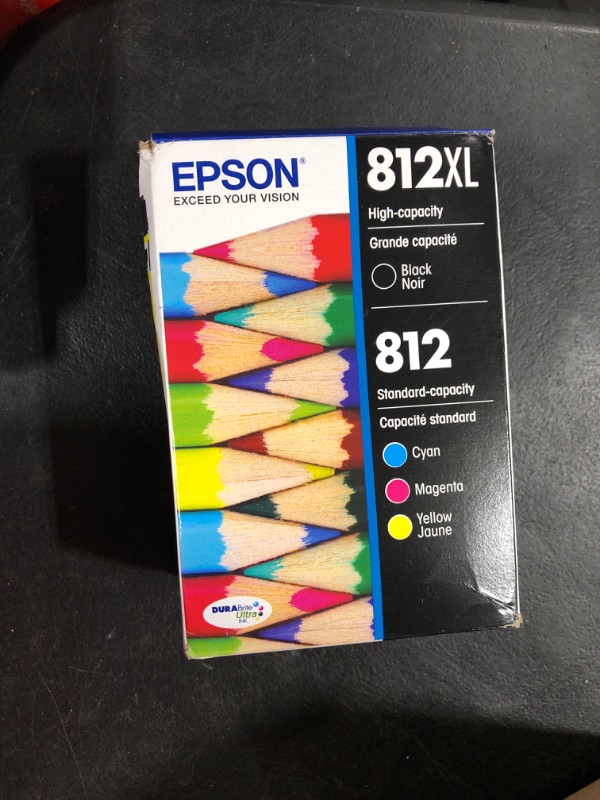 Photo 2 of Epson T812 Black XL/Standard CMY Multi-Pack Ink Cartrdige
